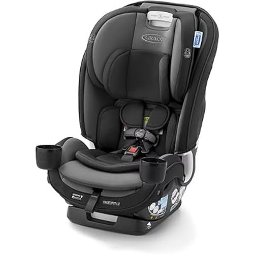 Graco True3Fit LX 3-in-1 Slimfit Car Seat, Rear Facing, Forward Facing to Highback Booster Car Seat, ft. Anti-Rebound Bar - Gotham