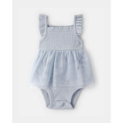 Baby Girl Sleeveless Tutu Romper - Blue - Carter's | Carter's (3-6 months)