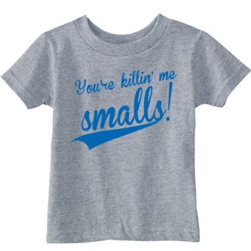 Toddler You're Killing Me Smalls Funny Vintage Baseball Graphic T shirt for Kids - Crazy Dog Toddler T Shirt