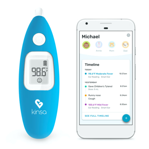Kinsa Smart Ear Bluetooth® Thermometer | Kinsa Health