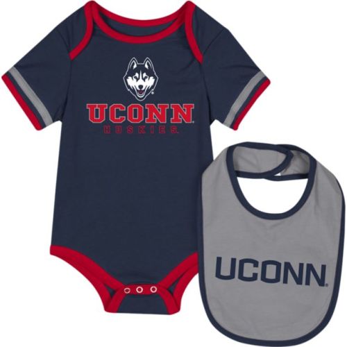 UConn Huskies Infant's Bodysuit Bib Set