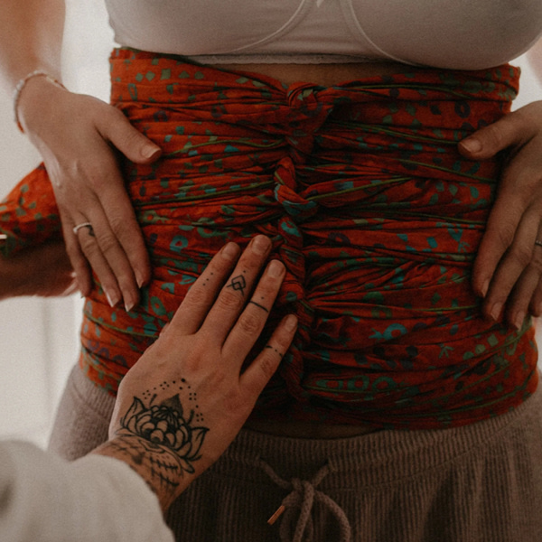 Organic Cotton Bengkung Belly Binding Wrap - Postpartum Support