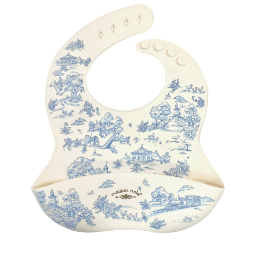Blue Chinoiserie Bib