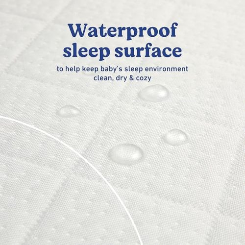 Graco Premium Waterproof Crib and Toddler Mattress Protector (1 Pack) – GREENGUARD Gold Certified, Machine-Washable & Dryer-Friendly, Waterproof Sleep Surface, Fits Baby Crib & Toddler Bed Mattress