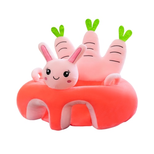 AQQW Baby Sofa Chair Cartoon Animals Baby Seat with Leg Holes Handles Non-Slip Bottom Sofa Chair with Back Support for Infants Sitting Up