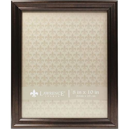 Lawrence Frames 535580 Bronze 8x10 Classic Detailed Oil Rubbed Picture Frame