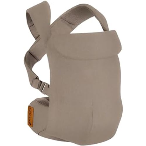 WildBird Aerial Carrier for Moms, Dads & Caregivers, 7 to 45 lbs, 100% Natural European Linen Fibers, Versatile & Adjustable, Small Size, Desert Lark Fabric