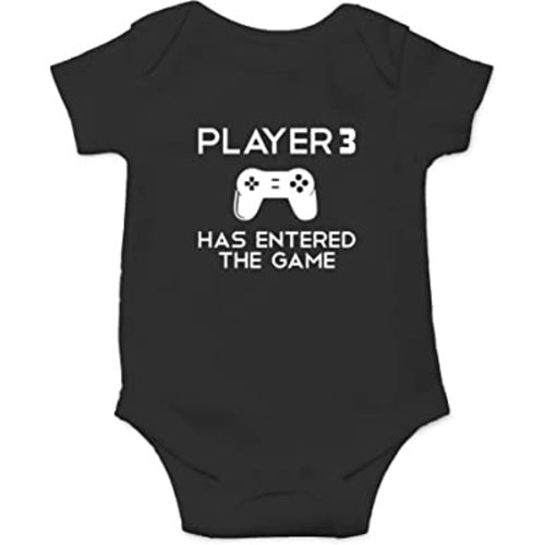 AW Fashions Player 3 Has Entered The Game - Daddy's Gaming Buddy - Funny Infant One-piece Baby Bodysuit