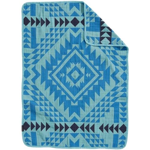 PENDLETON Cotton Woven Baby Blanket Smith Rock Ocean