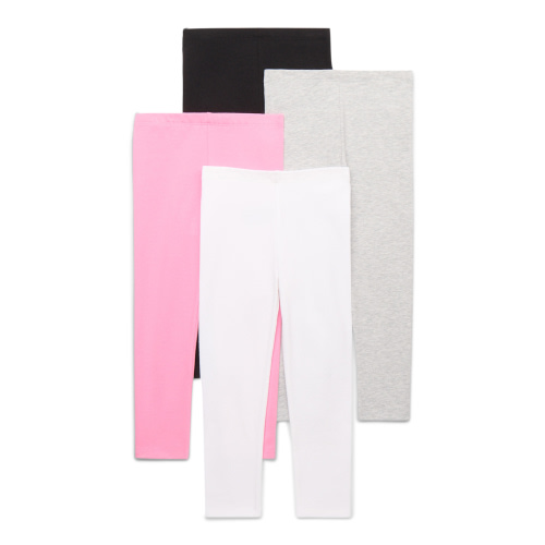 Garanimals Toddler Girl Core Jersey Leggings Multipack, 4-Pack, Sizes 18M-5T