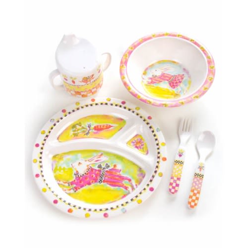 Toddlers' Bunny Dinnerware Set