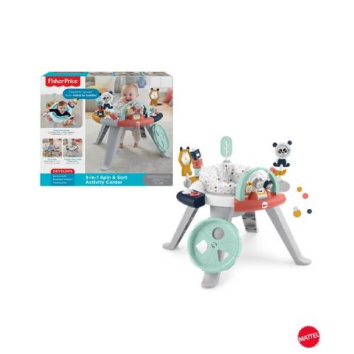 Mattel Fisher-Price 3-in-1 Spin & Sort Activity Centre