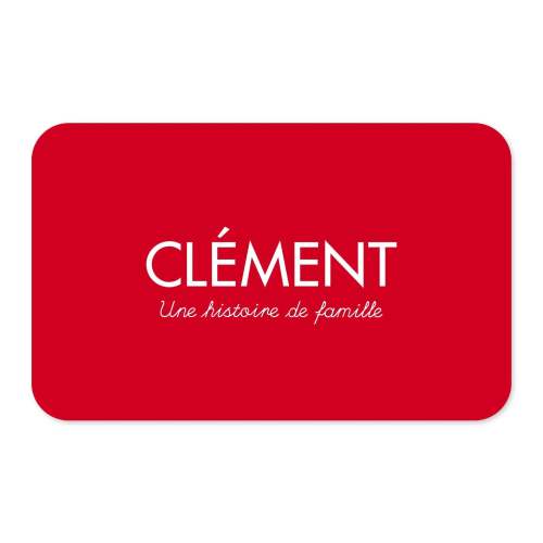 Carte-cadeau VIRTUELLE Clément - Rouge