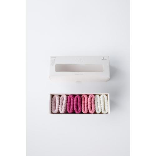 FOUR-PACK OF COLORFUL SOCKS - Pink | ZARA United States