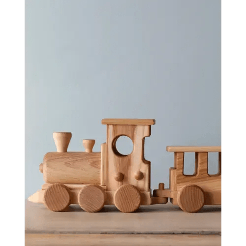 Handmade Wooden Train - Extra Long– Odin Parker