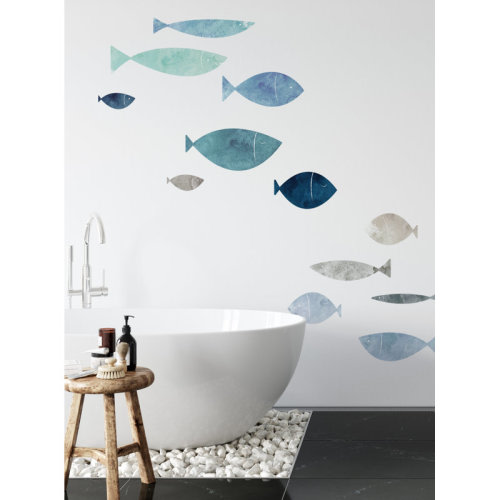 Dovecove School Of Fish Wall Decal & Reviews | Wayfair