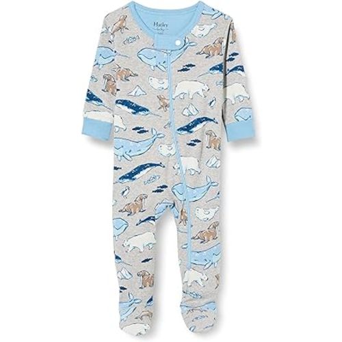 Hatley Baby Boys' Organic Cotton Footed Sleeper Pajama