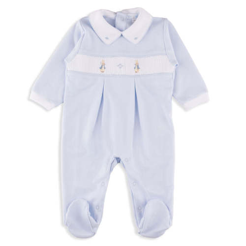 Peter Rabbit Single Smocked Footie Sleepsuit