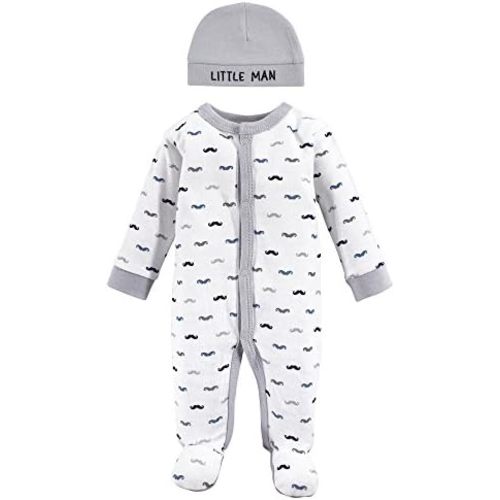 Luvable Friends Baby Cotton Preemie Sleep and Play and Cap