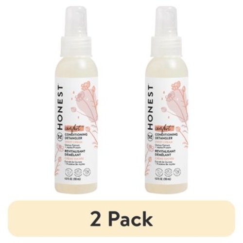 (2 pack) The Honest Company, Conditioning Detangler, Sweet Cream, Comfort, 4 fl oz.
