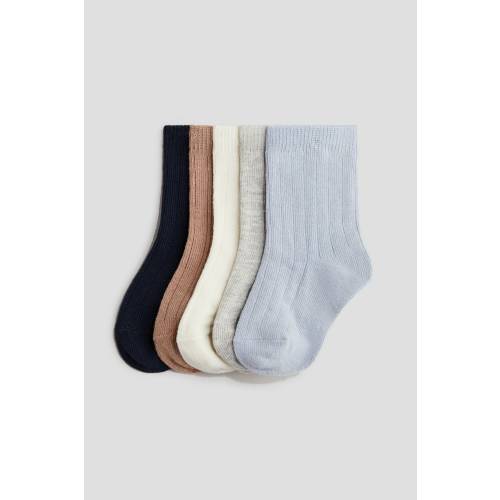 5-PACK KNIT SOCKS