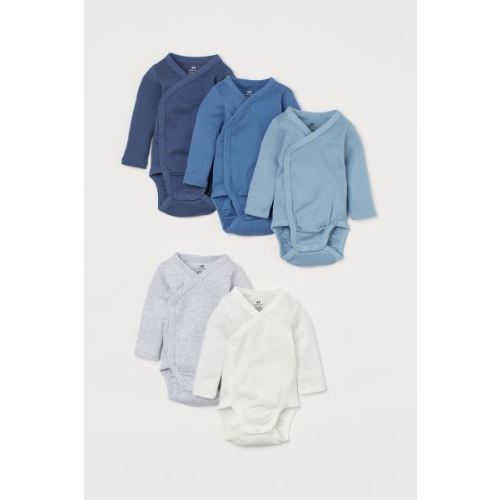 5-pack Wrapover Bodysuits