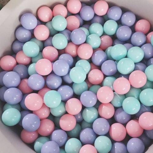 Colorful Ocean Play Balls Pit Balls Baby Kids Swim Toys Ball for Baby Tent Swim Toys Ball Birthday Gift Toys Outdoor Play-Only Balls