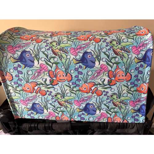 Fish mesh Canopy for Wonderfold Wagon, Rainbow Baby, or Joymor Wagon