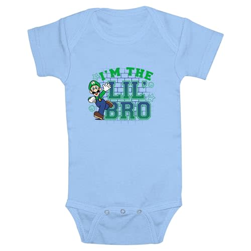Infant's Nintendo I'm the Lil' Bro Luigi Bodysuit