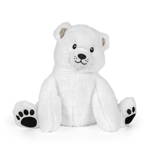 1i4 Group Warm Pals - Polar Bear - Cozy Microwavable Lavender Scented Plush Toys - Heated Stuffed Animal - Heatable Coolable Bedtime Comfort Plushie