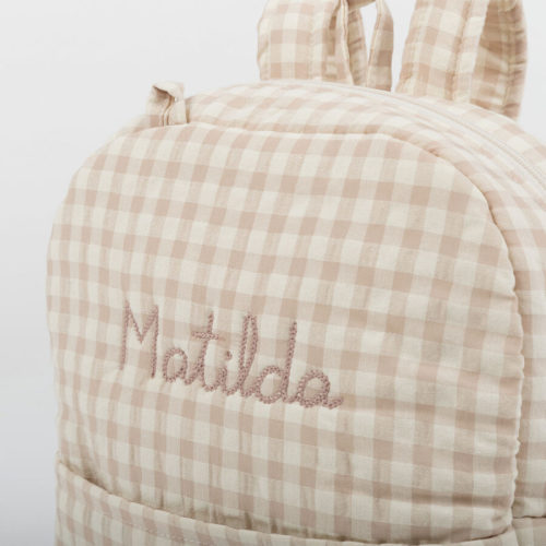 Vichy Rose Backpack - Minicoton