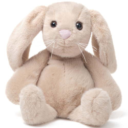 Bearington Snuggle Bunny The Stuffed Bunny Plush, 13.5 Inch Tan Plush Bunny Stuffed Animal, For Ages 1-14