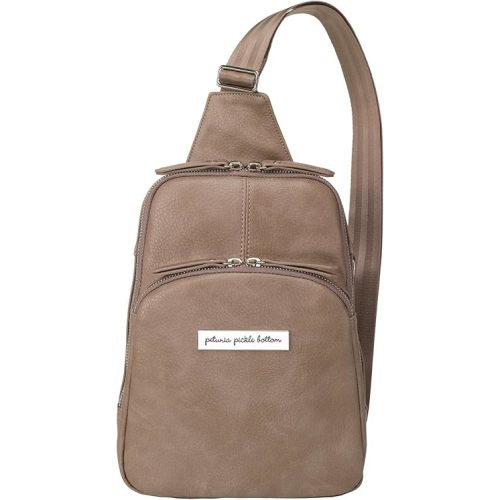 Petunia Pickle Bottom Criss-Cross Sling Bag - Sling Bag for Women and Men - Adjustable Straps to Custom-Fit - Mink