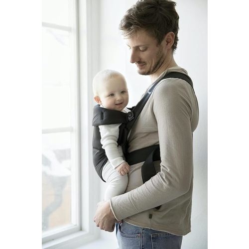 BabyBjörn Baby Carrier Mini, Cotton, Black