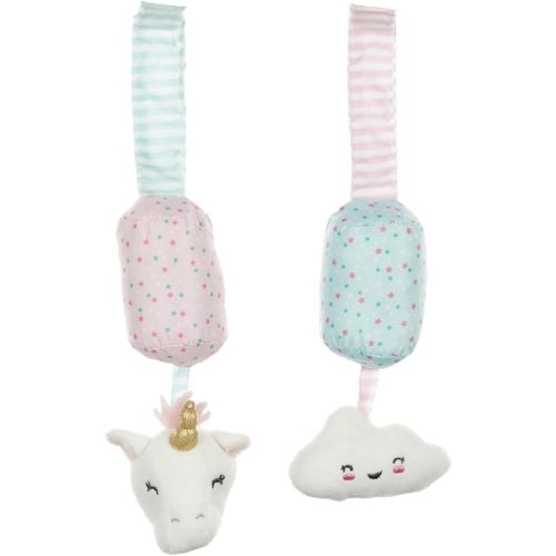 KIDS PREFERRED Carter's Cloud & Unicorn Chime Set Baby Toy, Hanging Baby Crib Toy for Strollers & Car Seats, Baby Stroller Toy