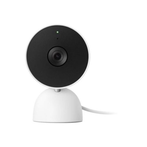 Google Nest Cam (Indoor, Wired) - Security Camera - Snow