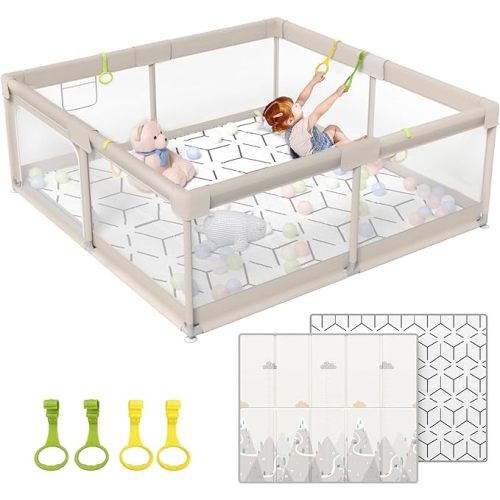 Baby Playpen with Mat