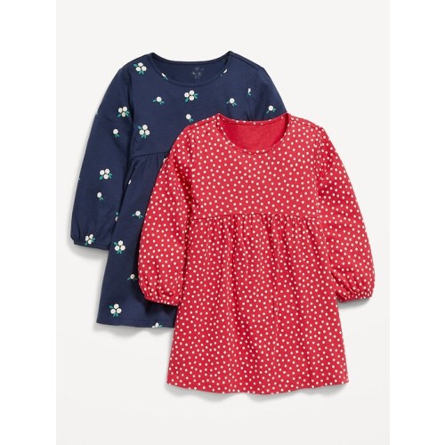 Long-Sleeve Fit and Flare Dress 2-Pack for Toddler Girls | Old Navy
