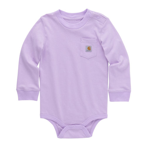 Carhartt Infant Girls' Long Sleeve Pocket Onesie | Sheplers