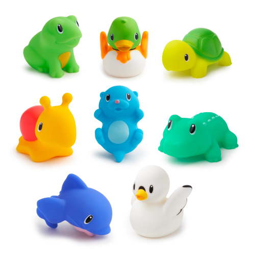 Munchkin Lake Squirts Baby and Toddler Bath Toy, 8 Pack, Unisex