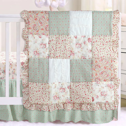 Harriet Bee Glastbury 3 Piece Crib Bedding Set & Reviews | Wayfair