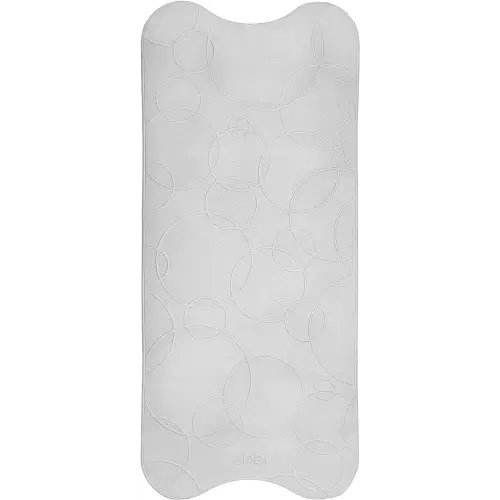 Ubbi Cushioned Non-Slip Bath Mat for Baby, Powerful Suction Cups, Baby Bathtub Time Essentials, Gray