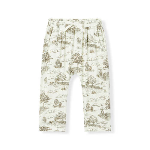Country Toile Luxe Stretch Jogger Pants