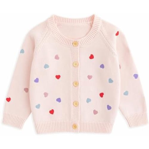 Simplee kids Baby Sweater Animal Leopard Printed Baby Cardigan for Autumn Fall…