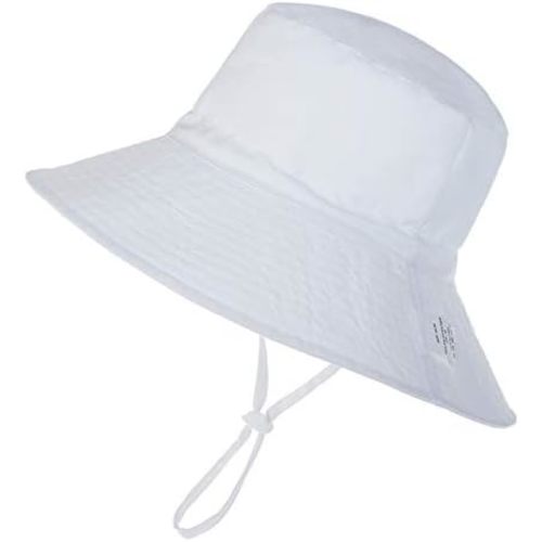 Baby Sun Hat Toddler Summer UPF 50+ Sun Protection Baby Boy Hats Beach Hats Wide Brim Bucket for Baby Girl Adjustable Kid Cap