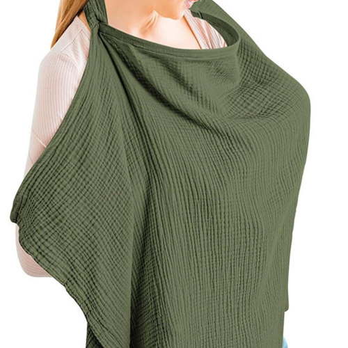 75*95cm Outdoor Breastfeeding Cover Gauze Shawl Nursing Blanket V3O9