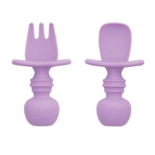 Bumkins Silicone Chewtensils - Purple