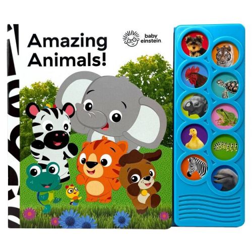 Baby Einstein Amazing Animals 10 Button Sound Book (Board Book)