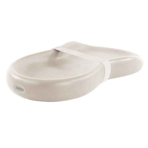 Keekaroo Peanut Changer Baby Vanilla– The Original Made in USA Easy-to-Clean Changing pad and The only Shell Over Foam, Fully Water Repellant