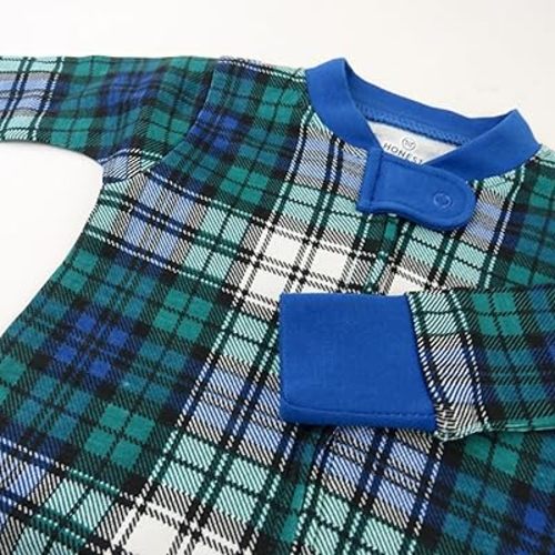HonestBaby Baby Organic Cotton Holiday Family Jammies Pajamas